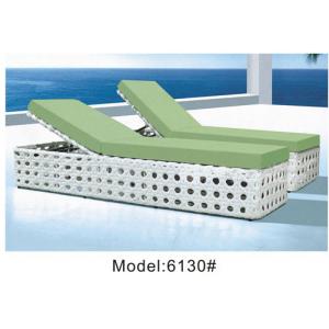 2 person rattan swimming pool chaise lounger / wicker sun lounger sunbed dayday---6130