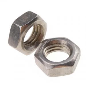 China 304 Stainless Steel Hex Nuts For Screws Bolts M6 Standard DIN 934 supplier