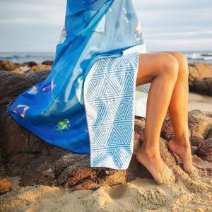 Quick Dry Fabric Solid Color Custom Beach Towel For Gym Routine