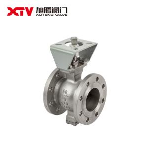 ANSI CLASS 150-900 Nominal Pressure Pneumatic Actuated Fixed Ball Valve for Household