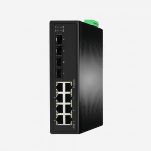 China Layer 2+ Stackable Fully Managed Switch With 4 SFP And 8 RJ45 Ports 3 Year Warranty supplier