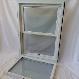 China Commercial White UPVC Soundproof Windows Sash Bay supplier
