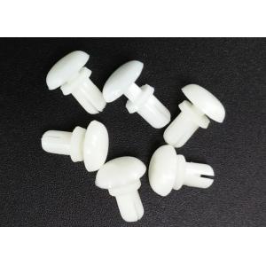 China Small White Hardware Rivets , 10mm Round Head Nylon Push Rivets supplier