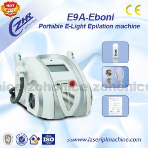 China Portable E-light IPL RF With Two Elight Handles For Depilation & Pigment Removal supplier