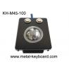 Rugged Industrial Pointing Device Panel Mount 38mm Metal Trackball No Noise