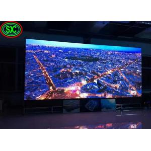 China HD display Stage P3.91 P4.81 Video Wall Screens Background Flat LED Window 500*500mm Cabinets supplier