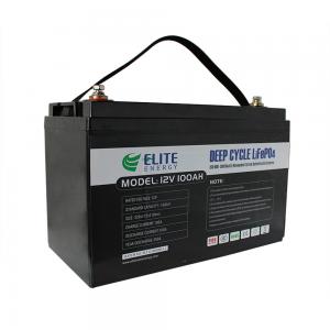 China Rechargable 12V 100Ah LiFePO4 Battery Lithium Phosphate Power Supply supplier