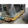 16 t Electric Rail Guided Motorized Cart for steel element handling