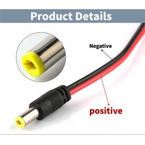 China 5AWG -  32AWG UL DC Power Cord 2.1mm Positive negative connector supplier