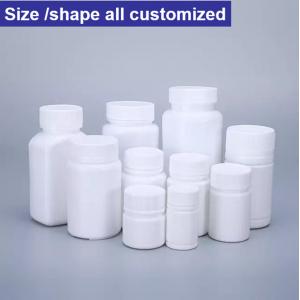 White HDPE Pill Bottle 120ml 4oz Plastic Tablet Containers