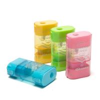 China Manual Eraser School Pencil Sharpener Single Hole on sale