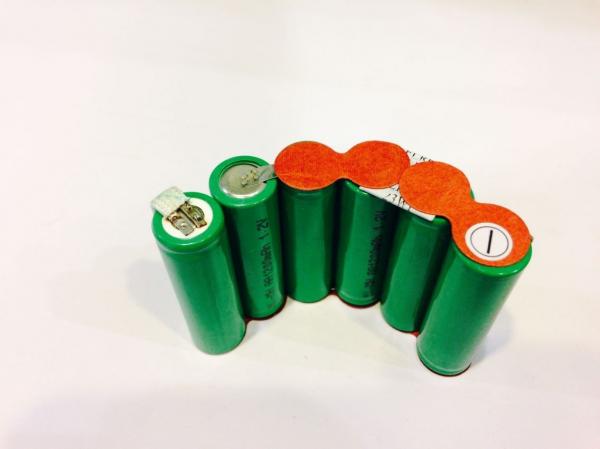 Customized Green Energy Nimh Battery Packs 7.2V 1200mAh Low Internal Resistance