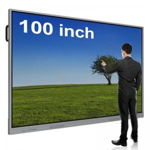 China 100 Inch Full HD Large Digital Interactive Whiteboard Smart Flat Panel Touch Screen supplier