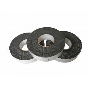 China 1 / 2 / 3mm Black EVA Foam Tape / Single Sided Self Adhesive Sponge Tape For Door Strip Seal supplier