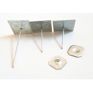 Galvanized Self Adhesive Insulation Pins With Round Base Use for Air Conditioner