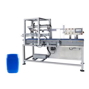 China In Line Type Weighing And Leak Testing Machine 2500bph For Stacking Drum wholesale