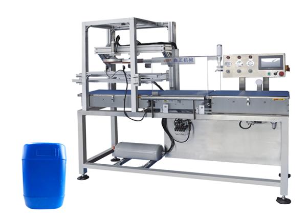 In Line Type Weighing And Leak Testing Machine 2500bph For Stacking Drum