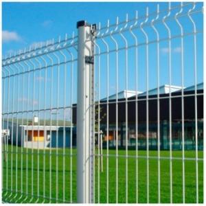 China 4mm 3d Curved Fence , Outdoor Q195 Welded Wire Mesh Fencing Pvc Coated supplier