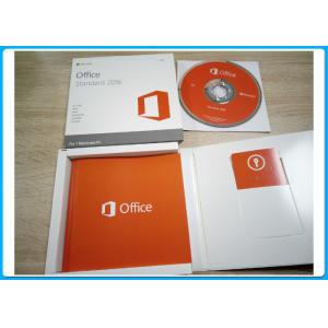 China Full Version Activation Genuine Microsoft Office 2016 Standard Dvd Retailbox supplier