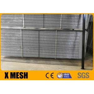 RAL 9005 Rigid Mesh Fencing Dupont Powder Coated 25 Years Life