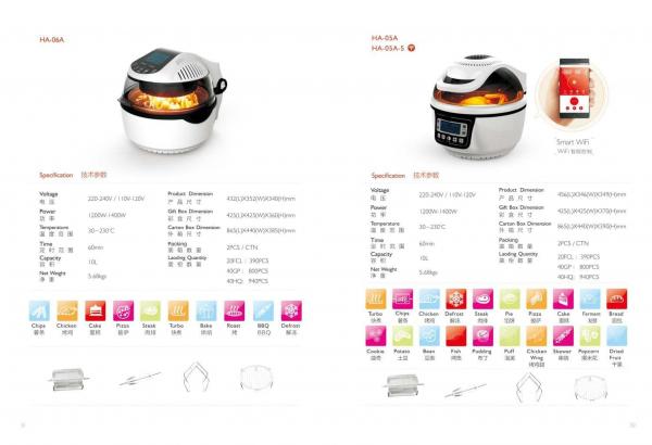 New generation Smart WIFI Multifunctional of Rotary fat and oil free AIR FRYER