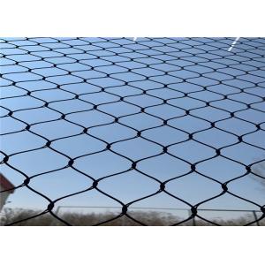 Strong Stainless Steel Cable Wire Rope Mesh Aviary Wire Netting For Zoo Mesh