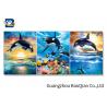 3D Wall Poster Lenticular Flip Animal Jumping Dolphins Photo / Picture Framed