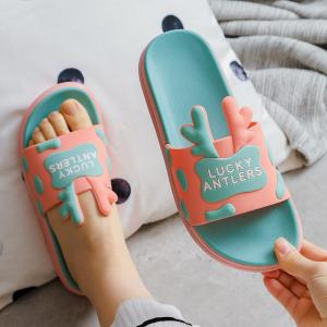 Summer Cute Animal Elk PVC Bedroom Slipper For Kids