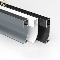 China 78mm Aluminium Skirting Profile Board With Led Strip ODM on sale