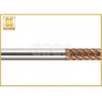 China 100% Virgin Solid Carbide End Mill HRC45 Hardness Corrosion Resistance on sale