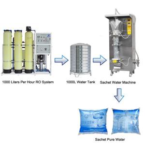 China Plastic Pouch Small Bag Pure Water Liquid Sachet VFFS Packaging Machine supplier