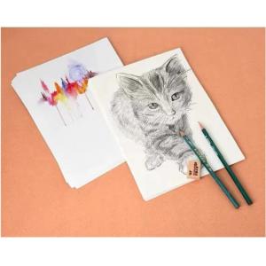 Tear Resistant Stone Paper Notebook Flat Surface Fire-Resistance For Printing Sketch