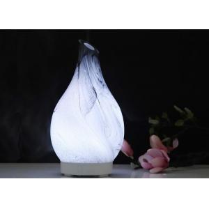 China 3D Watercolor Glass Cool Mist Humidifier Aromatherapy Diffusers With Color Light supplier