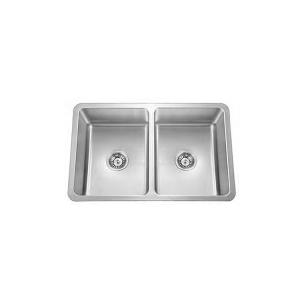 Undermount Sus304 Stainless Steel Sink , Double Bowl Handmade Sink For Kitchen