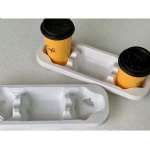Recycled Biodegradable Cup Carrier Packaging Paper Compostable 4 Cup Drink Carrier