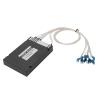 4 canales CWDM MUX DEMUX ABS Box Solución industrial para centros de datos de acceso a metro Fibra doble 1550-1610nm Estabilidad