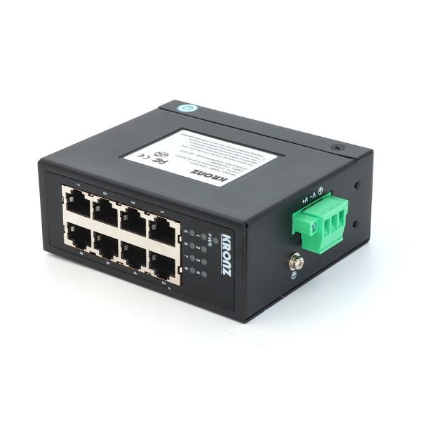8ポート アンマネージド産業用イーサネットスイッチ 全二重/半二重 100Mbps