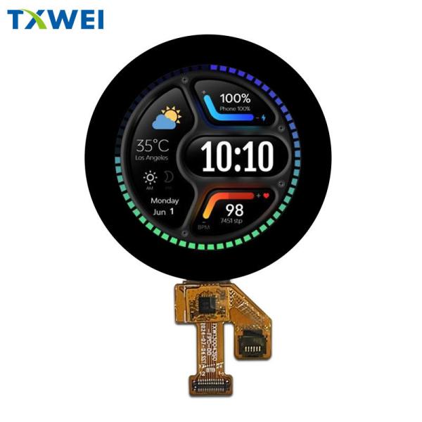 1.3-inch 240x240 Circular LCD Display with SPI Interface Asahi Glass Tempered Glass Cover Material
