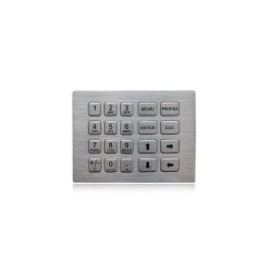 20 Keys IP65 Metal Keypad Hyper Ruggedized Piezo For Bank Machine Keypad