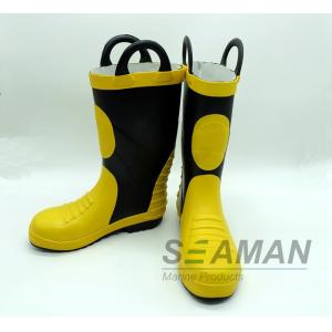 China Steel Toe Fireman Rubber Boots Fire Fighter'S Equipment EN15090-2012 Safety Shoes supplier