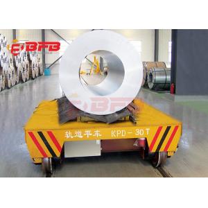 40t Indsustry Handling Electric Forklift Battery Transfer Cart Transport Coils