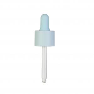 China Glass Cosmetic Droppers For Essential Oil Bottles 20mm Round shape supplier
