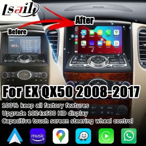 China Infiniti QX50 EX35 EX25 EX30d EX37 HDスクリーンの無線Carplayの人間の特徴をもつ自動改善 supplier