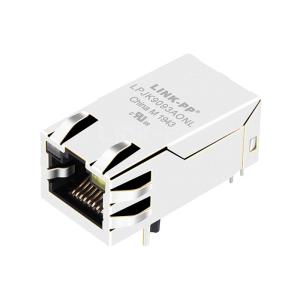 China LPJK9093AONL 10GベースTタブアップ オレンジ&グリーン/イエロー LED 1x1ポート POE++ RJ45コネクタ supplier
