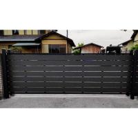 China Outdoor WPC Panel For Gate Wood Plastic Composite WPC Board Sheet on sale