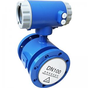 China 16 Bit Electromagnetic Flow Meter 15m/s Carbon Steel Connecting  for Air supplier