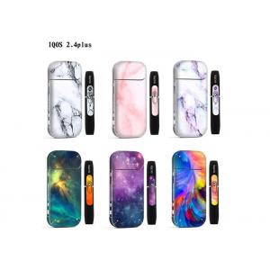 Colorful Skin Electronic Cigarettes Sticker / Waterproof Pvc Sticker For Iqos 2.4plus