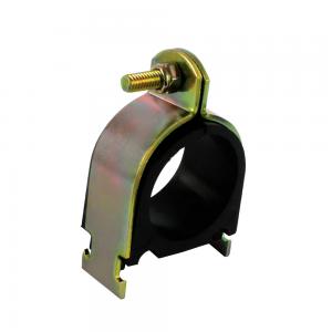 China Heavy Duty Pipe Clamp Bracket Strap Stainless Steel One Hole 59-62mm 2 Inch supplier