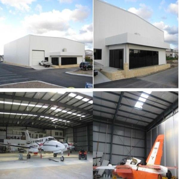 Q235B/Q345B Steel Structure Hangar 30 Years Life Span