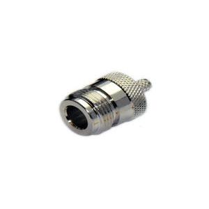 China LMR Cable / CFD Cable N Type Adapter Female Crimp Pin Connector 50 Ohm supplier